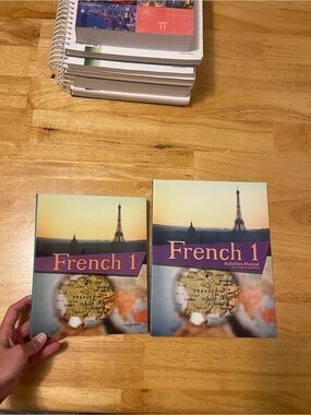 BJU Press French 1 Textbook and Activities Manual